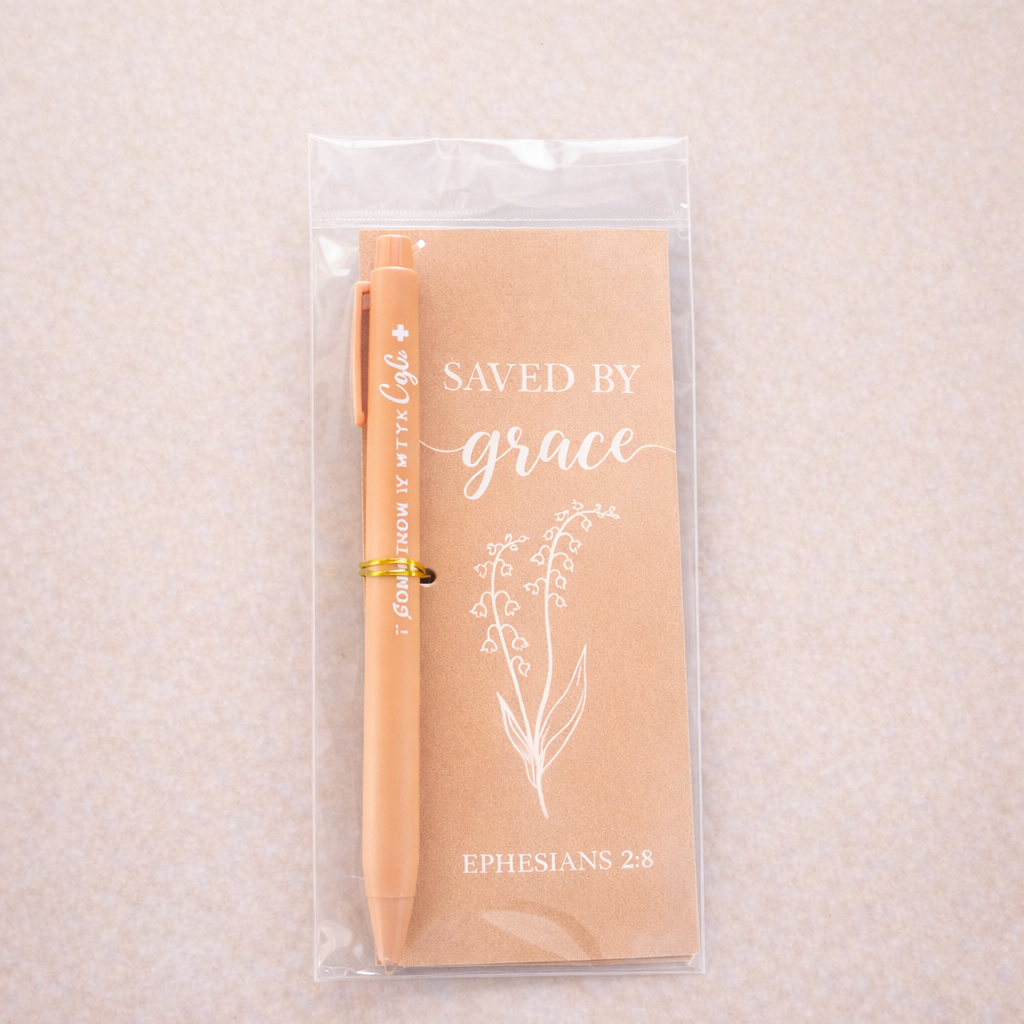 Christian Pen & Bookmark Gift Set – Inspirational Bible Verse