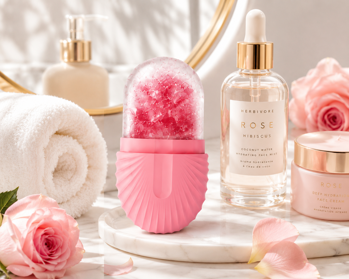 Facial Ice Roller — De-Puff & Glow in Minutes ✨