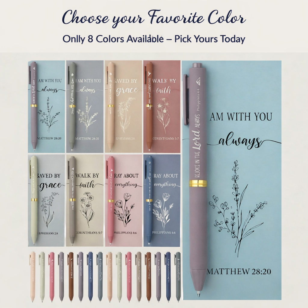 Christian Pen & Bookmark Gift Set – Inspirational Bible Verse