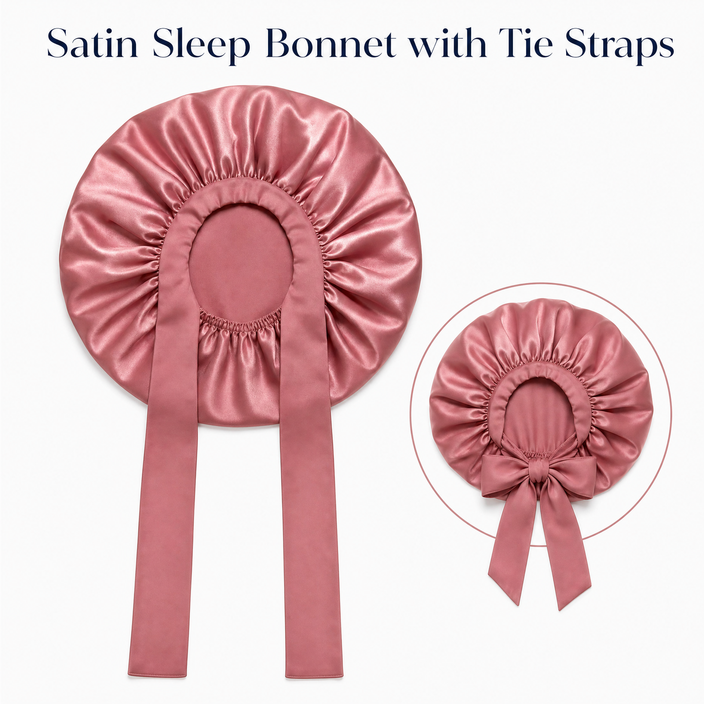 Satin Luxe Double-Lined Hair Bonnet – Frizz Control & Moisture Retention