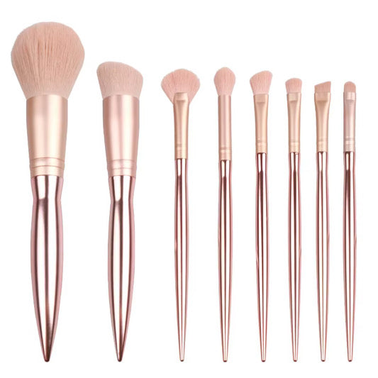 Her Paradise LED Makeup Case with Mirror & 8-Piece Brush Set