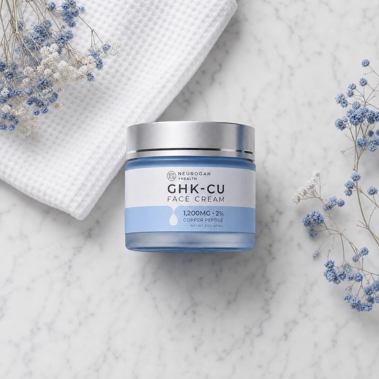 GHK-Cu Copper Peptide Face Cream | Firming & Anti-Aging Moisturizer