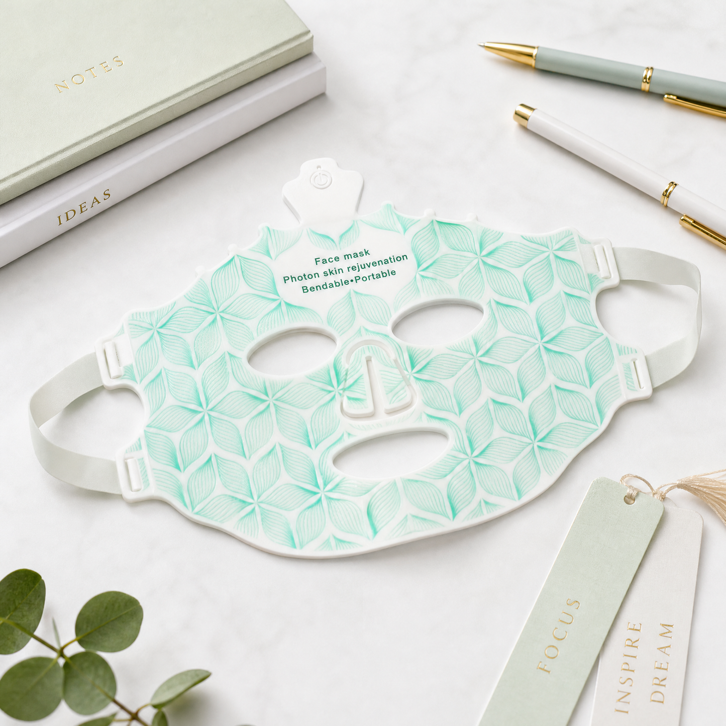7-Color LED Silicone Facial Mask – Rechargeable Light Therapy Device